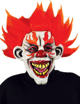 Unbranded Fancy Dress - Adult Fire Clown Mask