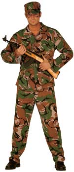 Unbranded Fancy Dress - Adult G. I. Joe Army Costume