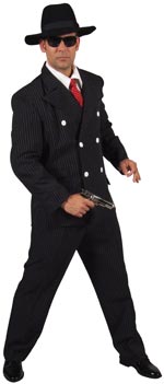 Unbranded Fancy Dress - Adult Gangster Man Costume