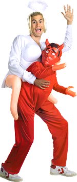 Unbranded Fancy Dress - Adult Good Over Evil Devil Costume