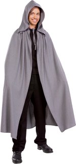 Unbranded Fancy Dress - Adult Grey Elven Cloak Lord of The Rings Costume