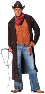 Unbranded Fancy Dress - Adult Gun Slinger Cowboy Costume