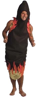 Unbranded Fancy Dress - Adult Hot Shit Costume