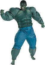 Unbranded Fancy Dress - Adult Hulk Movie Inflatable Super Hero Costume