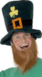 Unbranded Fancy Dress - Adult Leprechaun Hat And Beard
