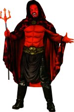 Unbranded Fancy Dress - Adult Lord Lucifer Muscle Chest Devil Halloween Costume