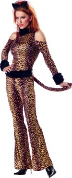 Unbranded Fancy Dress - Adult Luscious Leopard Costume Extra Large