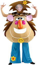 Includes top, trousers and headpiece.