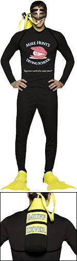 Unbranded Fancy Dress - Adult Mike Hunt` Diving School Costume