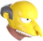 Unbranded Fancy Dress - Adult Mr Burns Vinyl Half Cap Mask