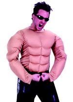 Unbranded Fancy Dress - Adult Muscle Shirt