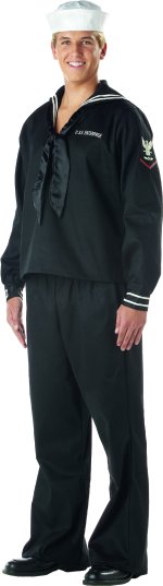 Unbranded Fancy Dress - Adult Navy Sailor Costume