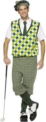 Unbranded Fancy Dress - Adult Old Tyme Golfer Costume