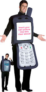 Unbranded Fancy Dress - Adult Photo Flip Phone Costume
