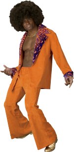 Unbranded Fancy Dress - Adult Pimp Playa Costume ORANGE