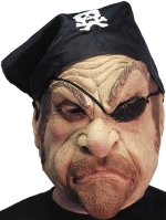 Unbranded Fancy Dress - Adult Pirate Mask With Eyepatch