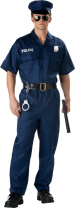 Unbranded Fancy Dress - Adult Police Costume