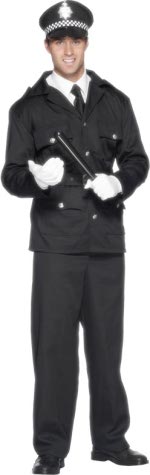 Unbranded Fancy Dress - Adult Police Officer Costume