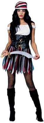Unbranded Fancy Dress - Adult Pretty Pirate Costume