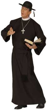 Unbranded Fancy Dress - Adult Priest Camillo Costume