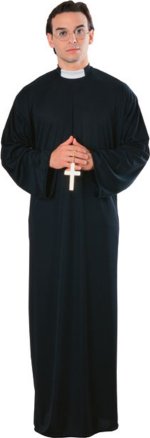 Unbranded Fancy Dress - Adult Priest Costume