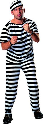 Unbranded Fancy Dress - Adult Prisoner Man Convict Costume