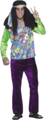 Unbranded Fancy Dress - Adult Psychedellic 60s Man Costume