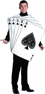 Unbranded Fancy Dress - Adult Royal Flush Costume