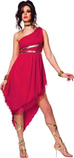 Includes dress, choker and ribbon lace-ups for shoes.