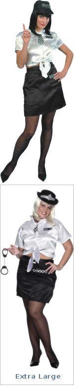 Unbranded Fancy Dress - Adult Sexy Policewoman Costume Standard