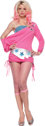 Unbranded Fancy Dress - Adult Sexy Rock Star 80s Costume