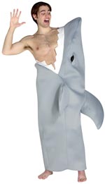 Deluxe one piece shark costume.