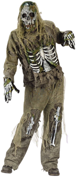 Unbranded Fancy Dress - Adult Skeleton Zombie Halloween Costume