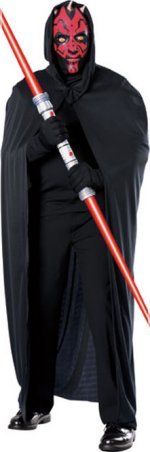 Unbranded Fancy Dress - Adult Star Wars Darth Maul Cape and Mask
