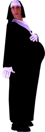 Unbranded Fancy Dress - Adult Thank You Father Nun Costume