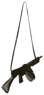 Unbranded Fancy Dress - Adult Tommy Gun Purse