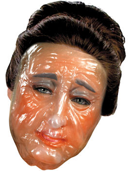 Unbranded Fancy Dress - Adult Transparent Old Woman Mask