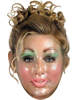 Unbranded Fancy Dress - Adult Transparent Young Woman Mask