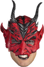 Unbranded Fancy Dress - Adult Warrior of Darkness Half-Cap Mask
