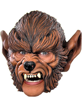 Unbranded Fancy Dress - Adult Werewolf Chin-Strap Mask