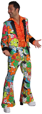 Unbranded Fancy Dress - Adult Woodstock 60s Suit