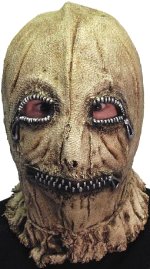 Unbranded Fancy Dress - Adult Zip Face Scarecrow Overhead Mask