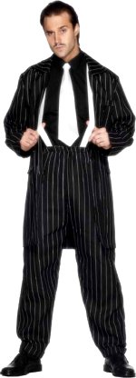 Unbranded Fancy Dress - Adult Zoot Suit Gangster Costume