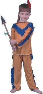 Unbranded Fancy Dress - Apache Boy Costume Age: 3-5 110cm