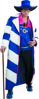 Unbranded Fancy Dress - Austin Powers Twill Coat and Hat