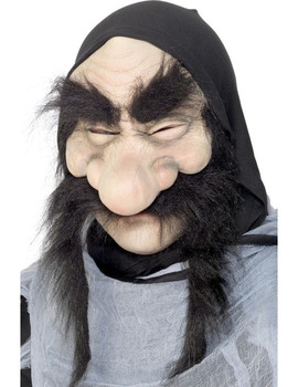 Unbranded Fancy Dress - Bernard Mask with Hair and Hood