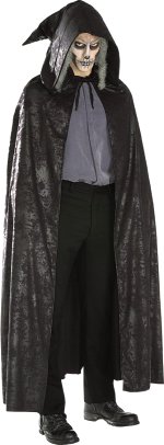 Unbranded Fancy Dress - Black Suede Cape
