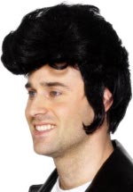 Unbranded Fancy Dress - Black Teddy Boy Wig