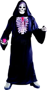 Unbranded Fancy Dress - Bleeding Skeleton Adult Costume