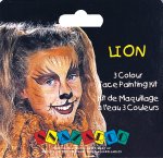 Unbranded Fancy Dress - Brown, Gold and Black Makeup Theme